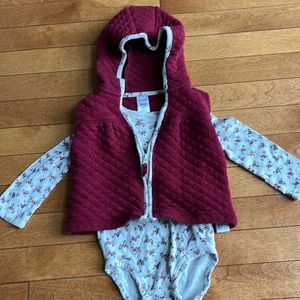Carters onesie with vest